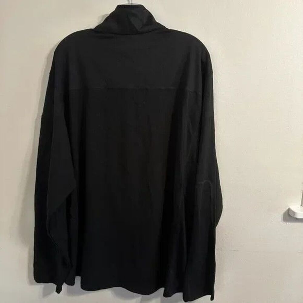 NWT Eddie Bauer Breathable Mesh 1/4 Zip Shirt in Black - Size XXL - Picture 3 of 13